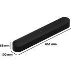 Sonos Beam Gen 2 Negro Barra Sonido Compacta Dolby Atmos HDMI eARC WiFi 5 Drivers