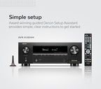 DENON AVR-X3800H Receptor AV 9.4 105W 8K Dolby Atmos HEOS