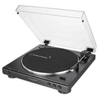 Audio Technica AT-LP60X BK Tornamesa Automática Correa 2 Velocidades Preamp Integrado