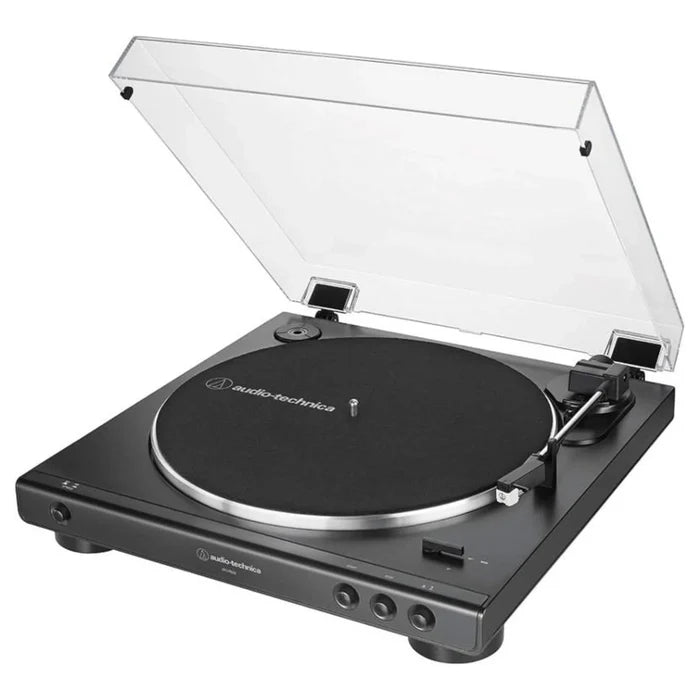 Audio Technica AT-LP60X BK Tornamesa Automática Correa 2 Velocidades Preamp Integrado
