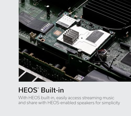 DENON AVR-X3800H Receptor AV 9.4 105W 8K Dolby Atmos HEOS