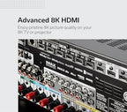 DENON AVR-X3800H Receptor AV 9.4 105W 8K Dolby Atmos HEOS