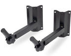 On Stage SS7322B Negro Par Soportes Pared Bocinas Ajustables 80 lbs Inclinación 30° Giro