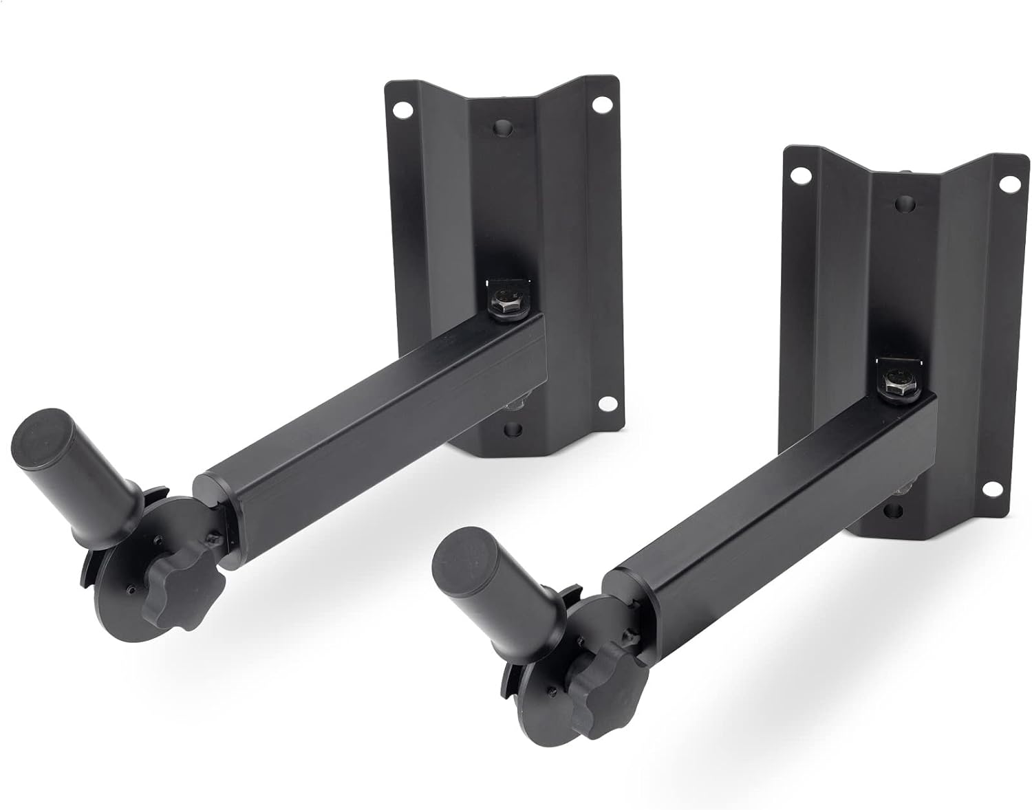 On Stage SS7322B Negro Par Soportes Pared Bocinas Ajustables 80 lbs Inclinación 30° Giro