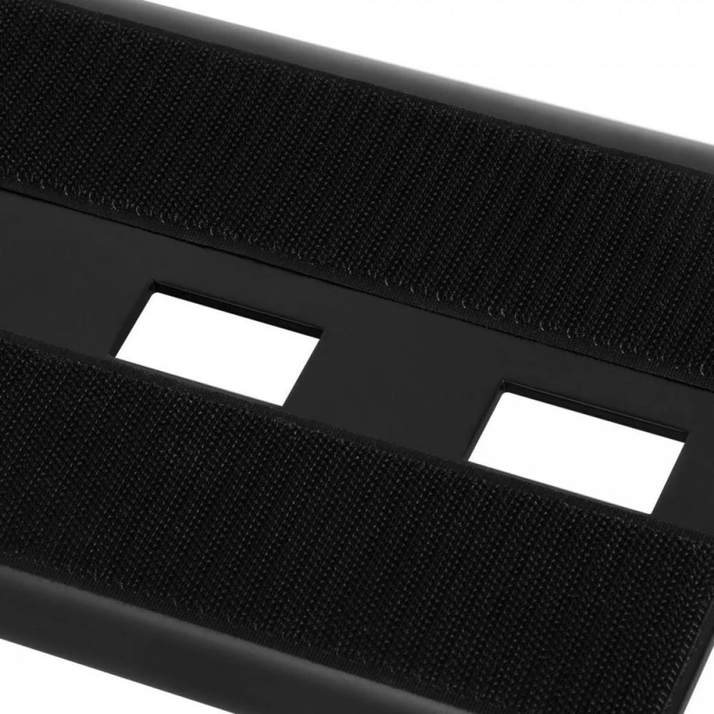 On Stage GPB2000 Negro Pedalera Compacta 18.75x6" 5 Pedales Aluminio + Funda Acolchada