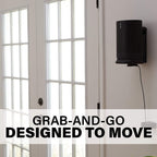 SANUS WSSMM1-B2 Soporte Altavoz Sonos Move Interior Exterior Acero Inoxidable Negro
