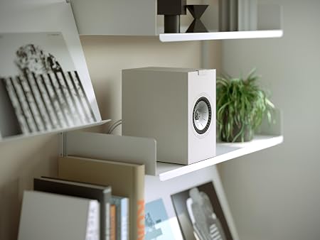 KEF Q3 Meta Satin Blanco Par Altavoces Estantería 6.5" Uni-Q 87dB 150W Hi-Fi Música Cine