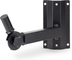 On Stage SS7322B Negro Par Soportes Pared Bocinas Ajustables 80 lbs Inclinación 30° Giro