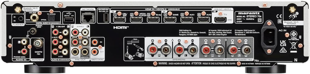 Marantz STEREO 70s Receptor AV Estéreo Slimline 2.2 HEOS 8K HDMI 75W