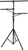 On Stage LS7720BLT Negro Stand Iluminación 8 PAR Cans Altura 60-120" Base 48" Aluminio