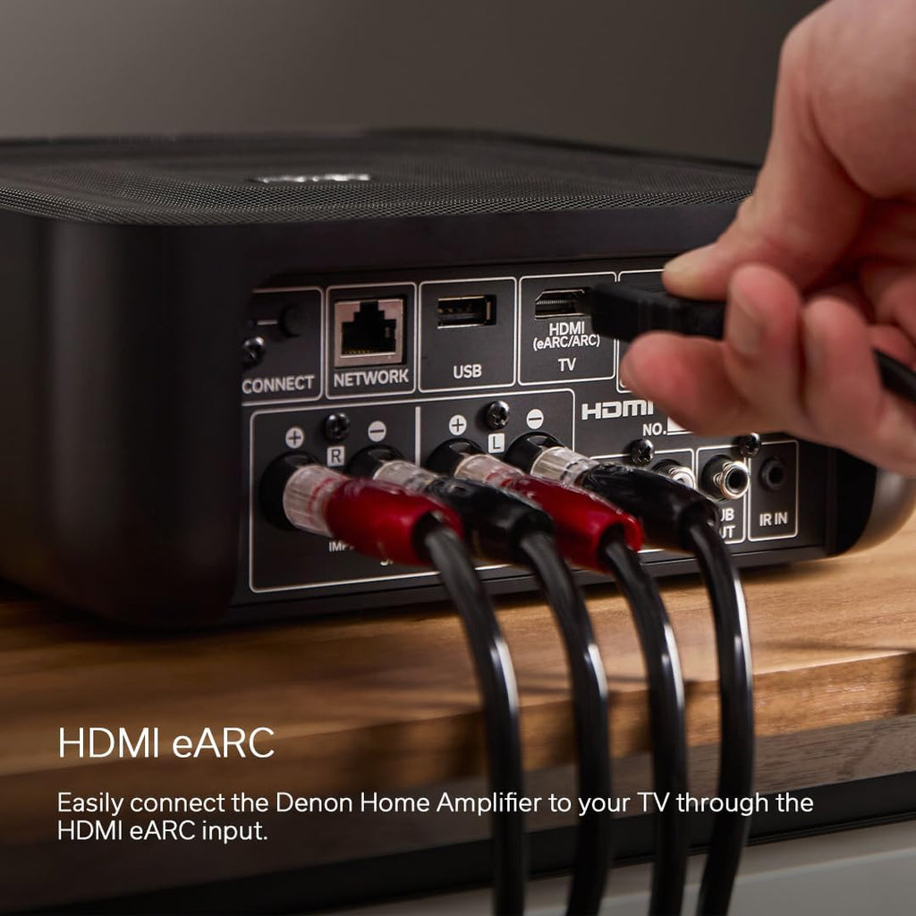 DENON HOME AMP Amplificador Inalámbrico 2.1 100W HEOS HDMI eARC