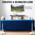 SANUS WSSCAM1-B2 Soporte Pared Slim Sonos Amp Negro Montaje Vertical Flexible