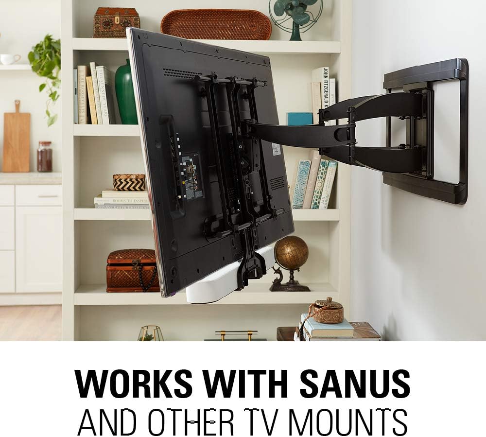 SANUS WSSCAM1-B2 Soporte Pared Slim Sonos Amp Negro Montaje Vertical Flexible