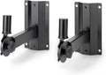 On Stage SS7322B Negro Par Soportes Pared Bocinas Ajustables 80 lbs Inclinación 30° Giro