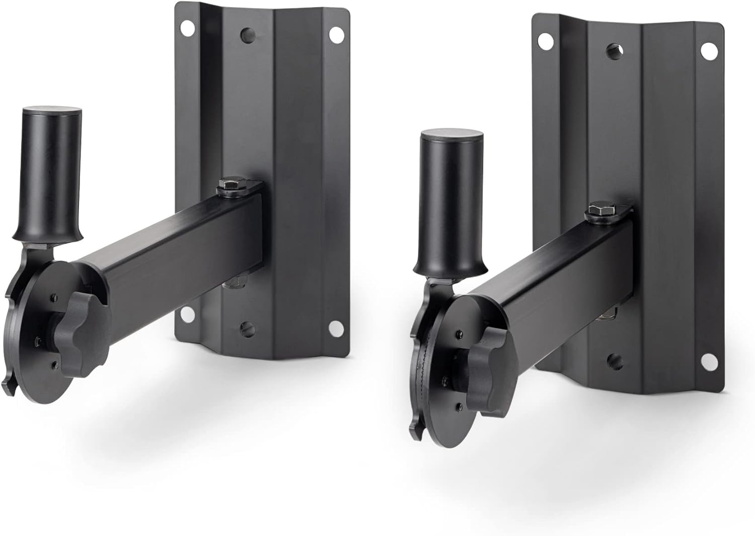 On Stage SS7322B Negro Par Soportes Pared Bocinas Ajustables 80 lbs Inclinación 30° Giro