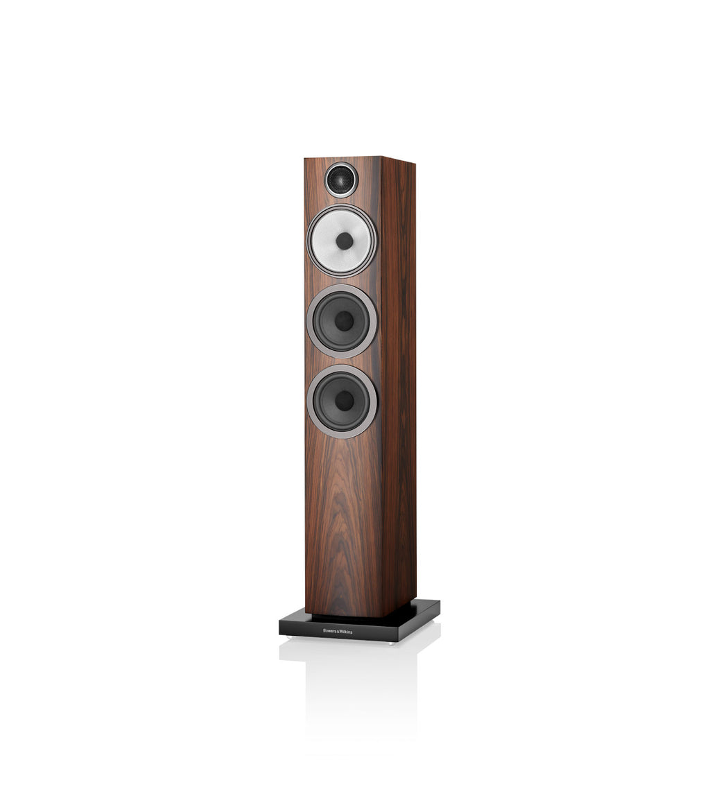 BOWERS & WILKINS 704 S3 Mocha Altavoz Torre 3 Vías 8 Ohms Doble Woofer 5 Pulgadas