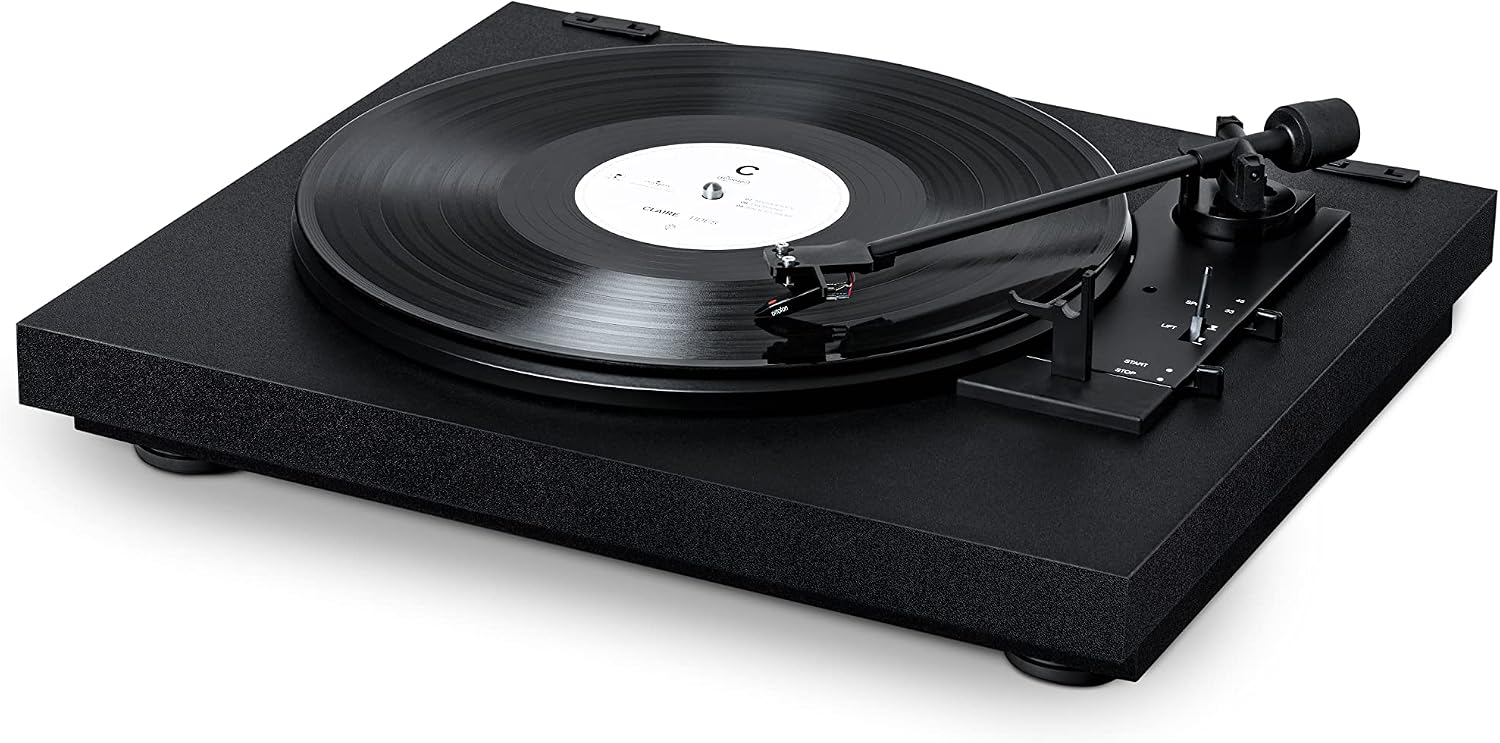 Pro-Ject A1 Black OM10 Uni Tornamesa Automática Ortofon OM10 Preamp Integrado