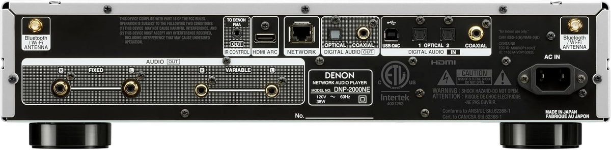 DENON DNP-2000NE Streamer DAC Hi-Res HEOS Quad ESS HDMI ARC