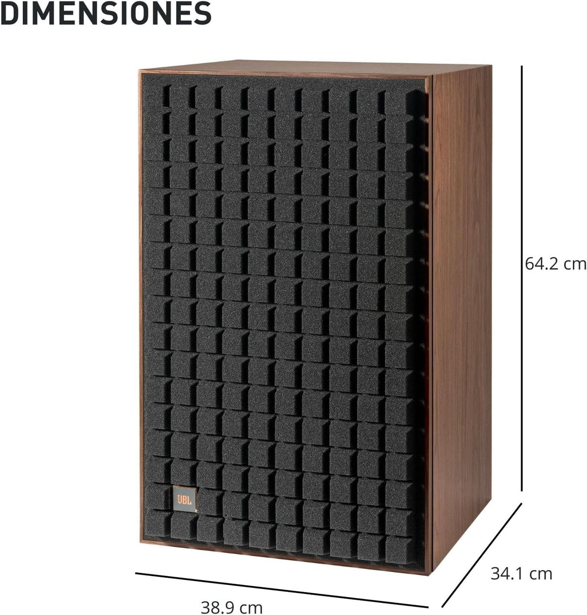 JBL L100 Classic MK2 OR Bocina Estantería 3 Vías 12 Pulgadas 4 Ohms Naranja