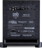 PSB ALPHA S8 BLK Negro Subwoofer Activo 8" 210W Dinámico Bass Reflex Compacto
