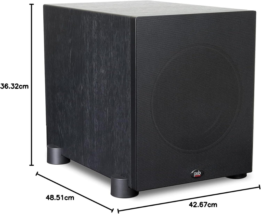 PSB ALPHA S8 BLK Negro Subwoofer Activo 8" 210W Dinámico Bass Reflex Compacto