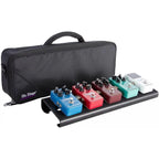 On Stage GPB2000 Negro Pedalera Compacta 18.75x6" 5 Pedales Aluminio + Funda Acolchada