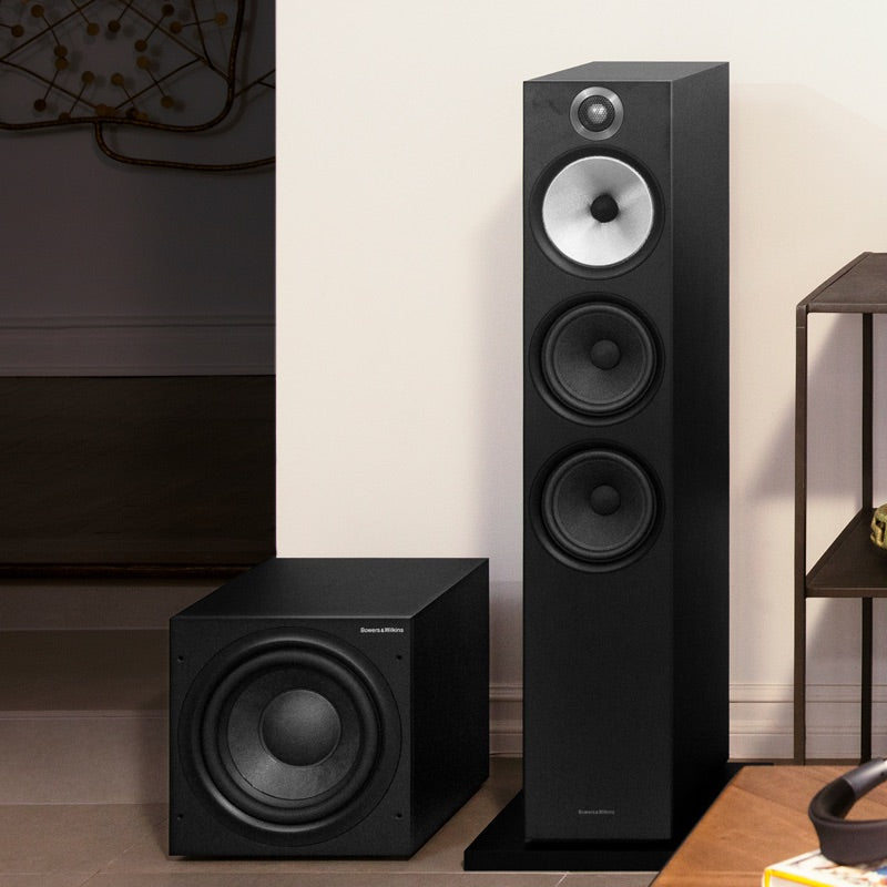 Bowers & Wilkins ASW608 Black ASW608 Black Subwoofer Activo 8 Pulgadas 200W ICEpower