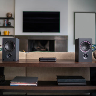 PSB Alpha AM5 Altavoces Estantería Amplificados 50W Bluetooth Phono USB Óptica