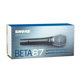SHURE BETA 87A Micrófono Condensador Supercardioide Voz Premium Profesional