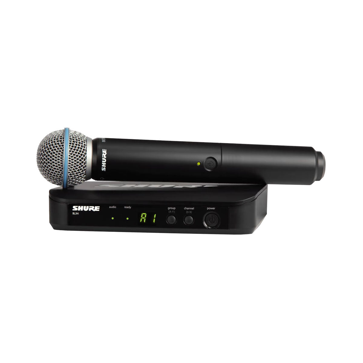 Shure BLX24/PG58 Sistema Inalámbrico Vocal Profesional Micrófono Dinámico PG58 14h Batería