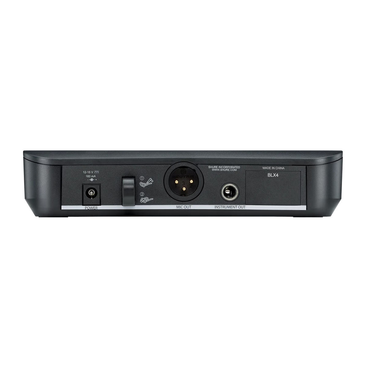 Shure BLX24/PG58 Sistema Inalámbrico Vocal Profesional Micrófono Dinámico PG58 14h Batería