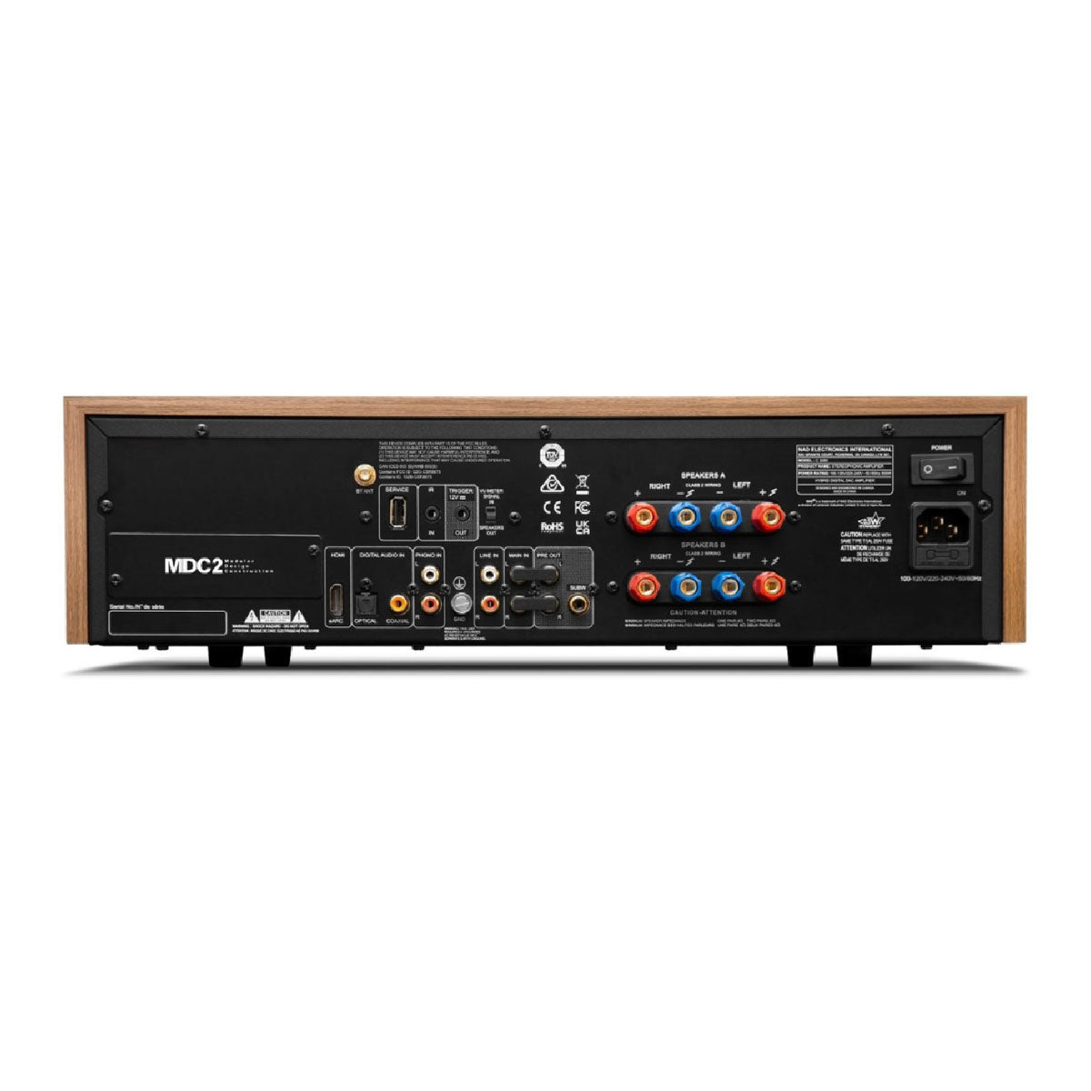 NAD C3050 Amplificador Integrado Estéreo 100W DAC Bluetooth
