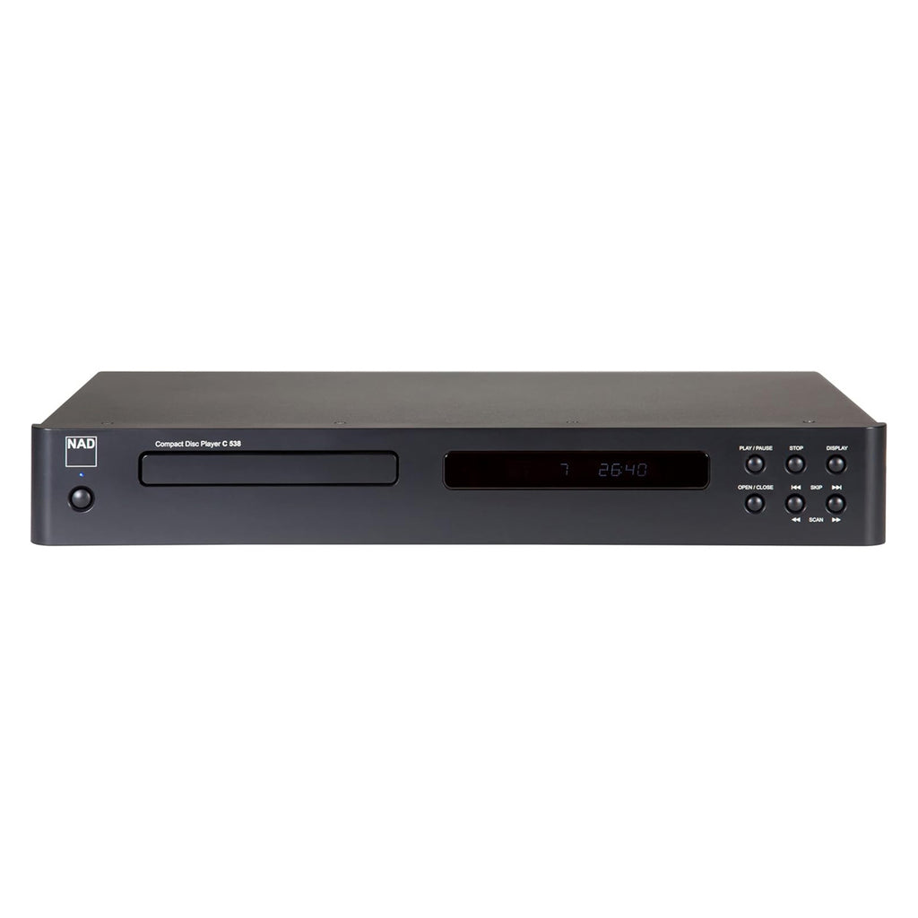 NAD C538 Reproductor CD Disco Único Wolfson DAC 24-bit