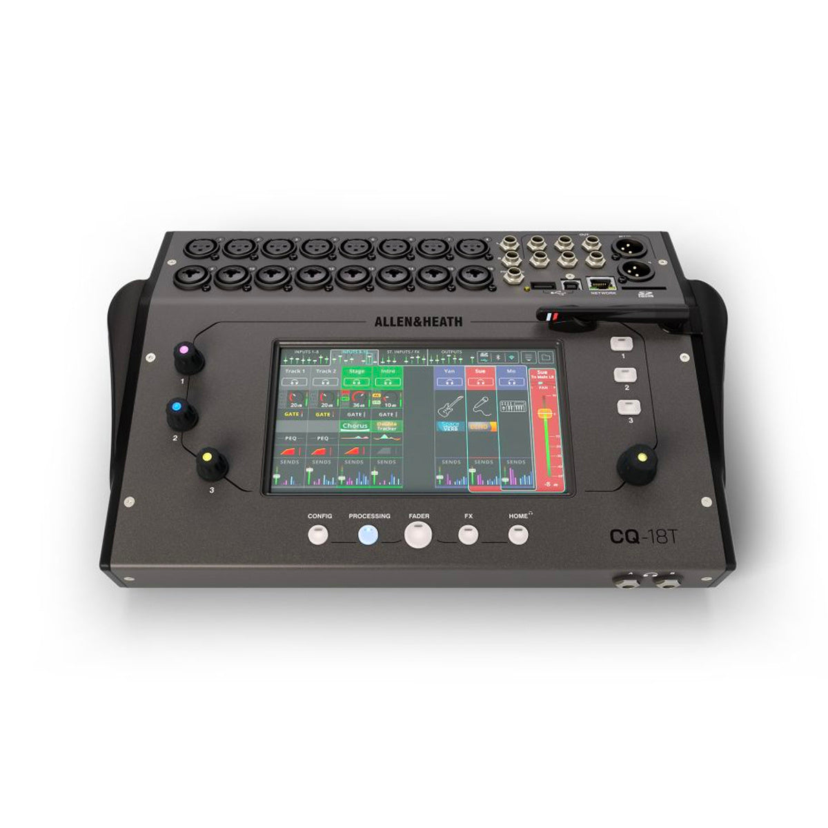 Allen & Heath CQ-18T Mixer Digital 18 Canales WiFi Touchscreen 7"