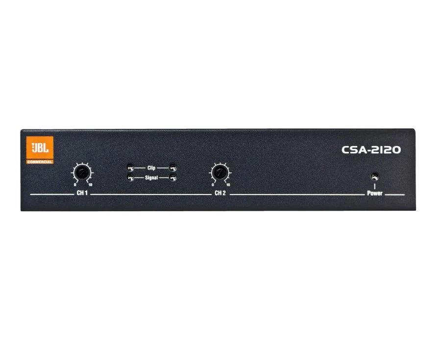 JBL CSA2120Z Amplificador Profesional 2 Canales 120W 70V/100V 1U Rack