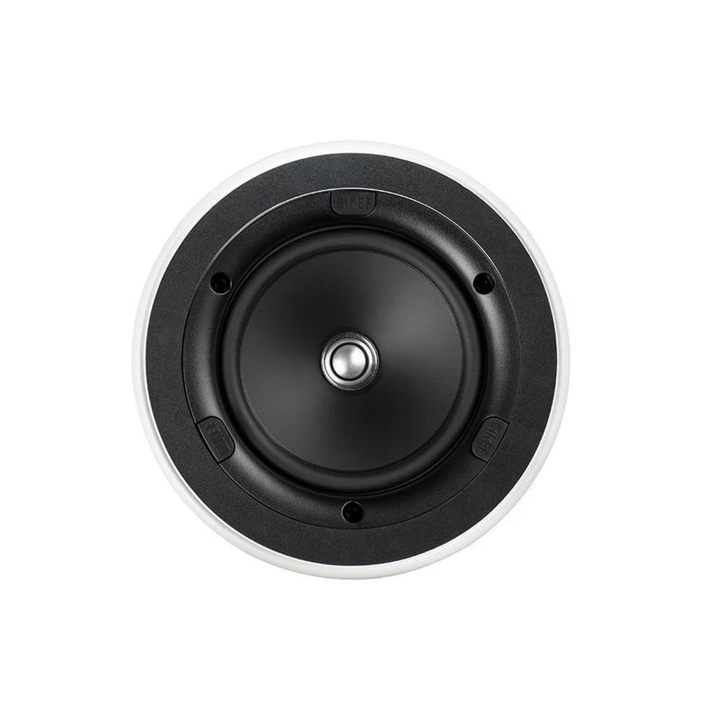 KEF CI 130ER Blanco Par Bocinas Empotrables Redondas Plafón 5.25" Uni-Q 90dB Resistentes Humedad