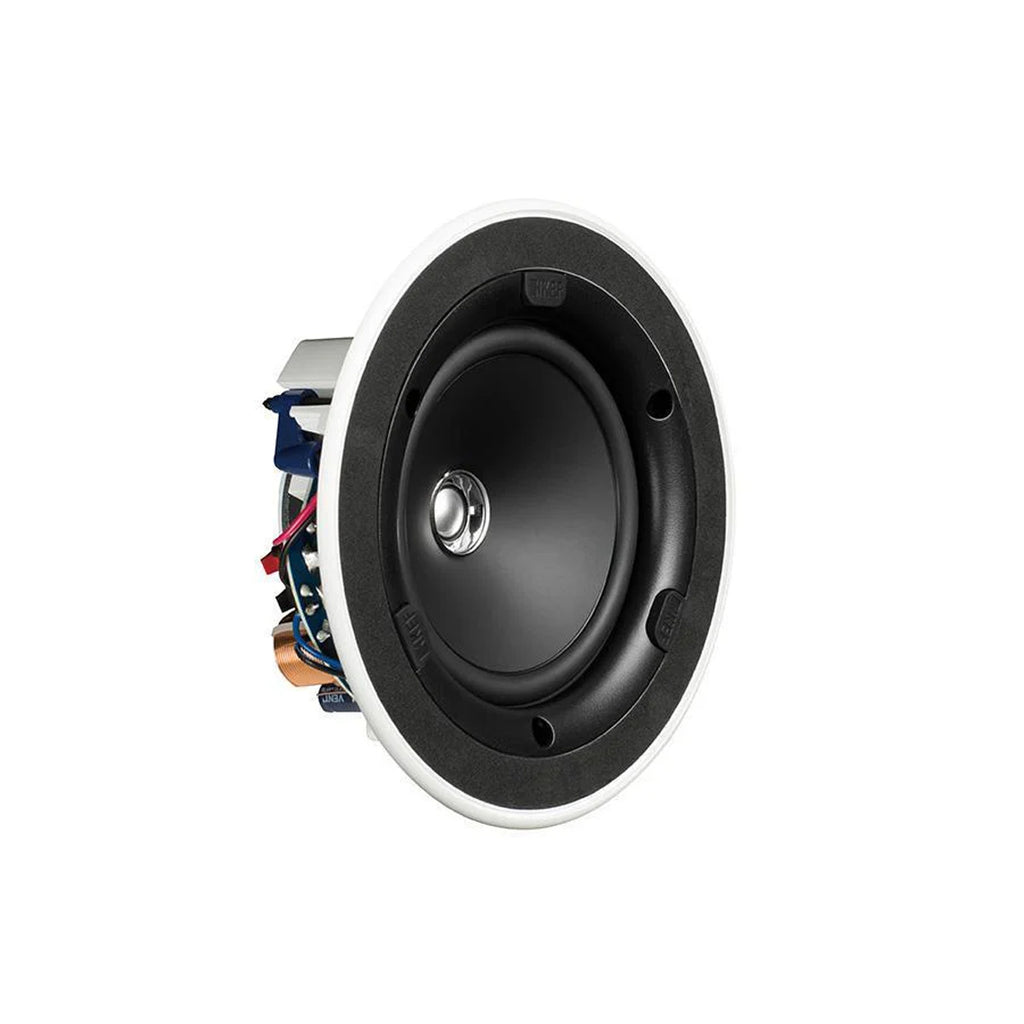 KEF CI 130ER Blanco Par Bocinas Empotrables Redondas Plafón 5.25" Uni-Q 90dB Resistentes Humedad