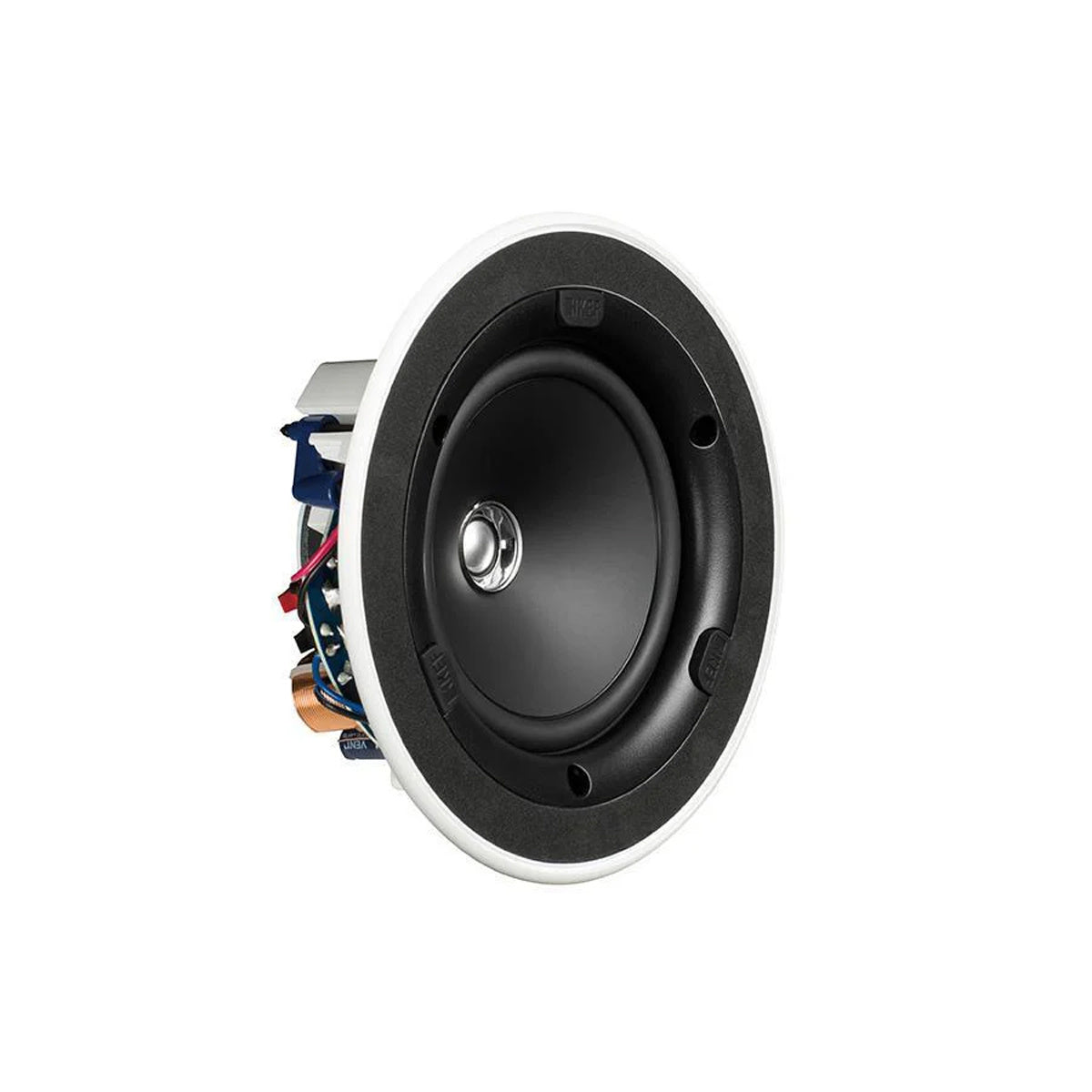 KEF CI 130ER Blanco Par Bocinas Empotrables Redondas Plafón 5.25" Uni-Q 90dB Resistentes Humedad