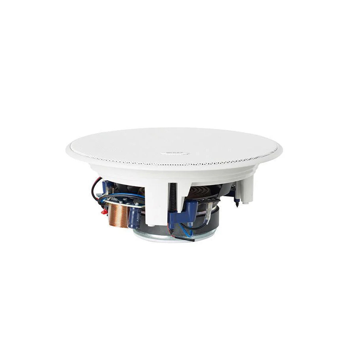 KEF CI 130ER Blanco Par Bocinas Empotrables Redondas Plafón 5.25" Uni-Q 90dB Resistentes Humedad