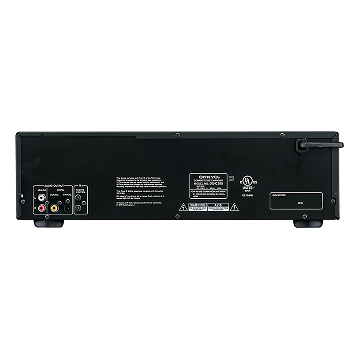 Onkyo DX-C390 Reproductor CD 6 Discos Carrusel MP3 Control Remoto