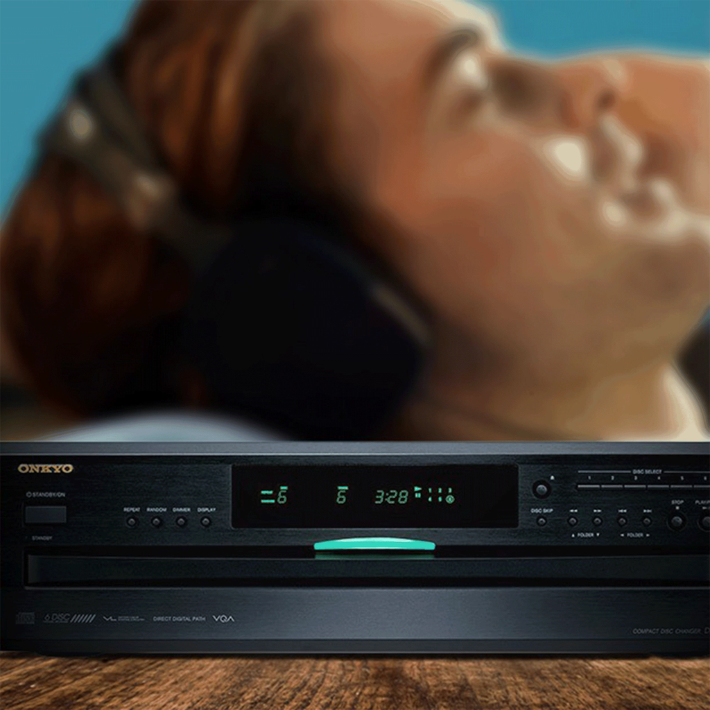 Onkyo DX-C390 Reproductor CD 6 Discos Carrusel MP3 Control Remoto
