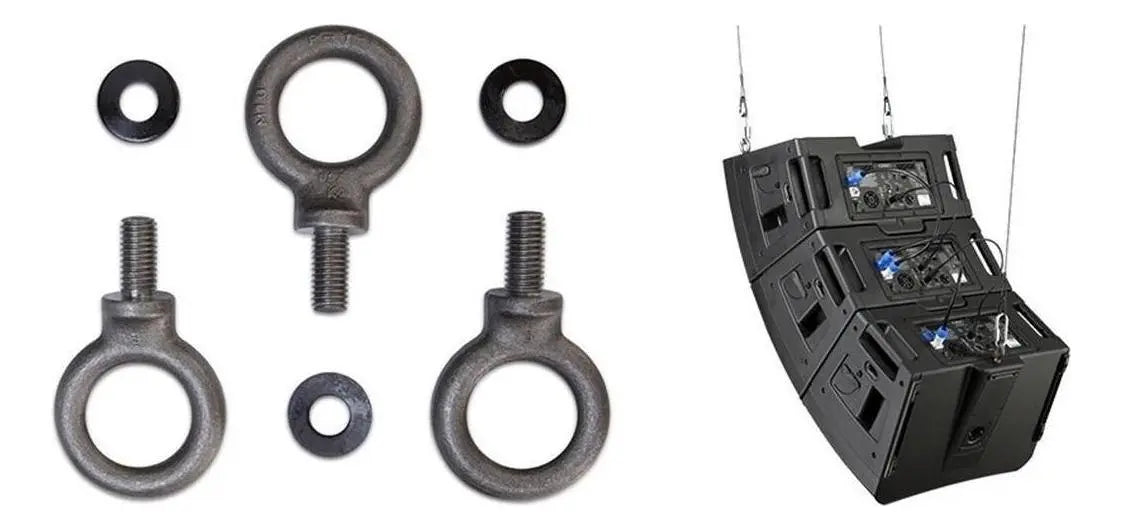 QSC M10 KIT-C Kit 3 Armellas Forjadas M10 Acero Resortes Cónicos Suspensión Altavoces