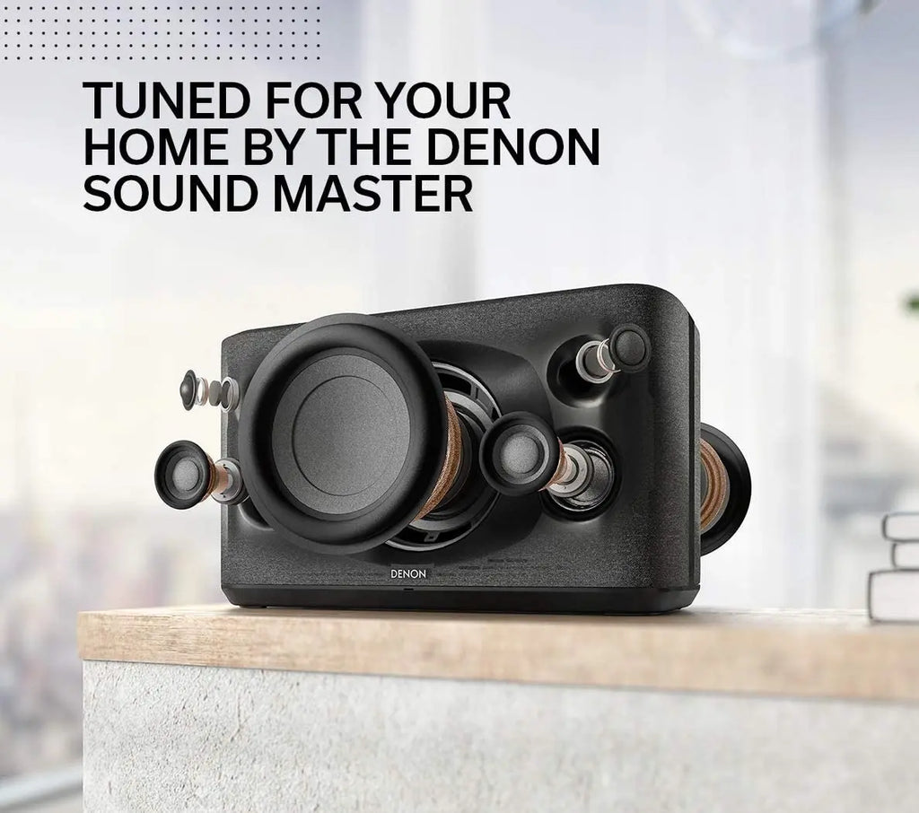 Denon Home 250 Negro Altavoz Inteligente Inalámbrico Estéreo HEOS Alexa Siri