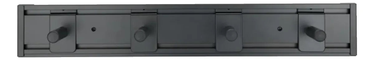 On Stage CM200 Negro Sistema Gestión Cables 29x4.5" 4 Ganchos Ajustables Aluminio