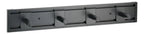 On Stage CM200 Negro Sistema Gestión Cables 29x4.5" 4 Ganchos Ajustables Aluminio