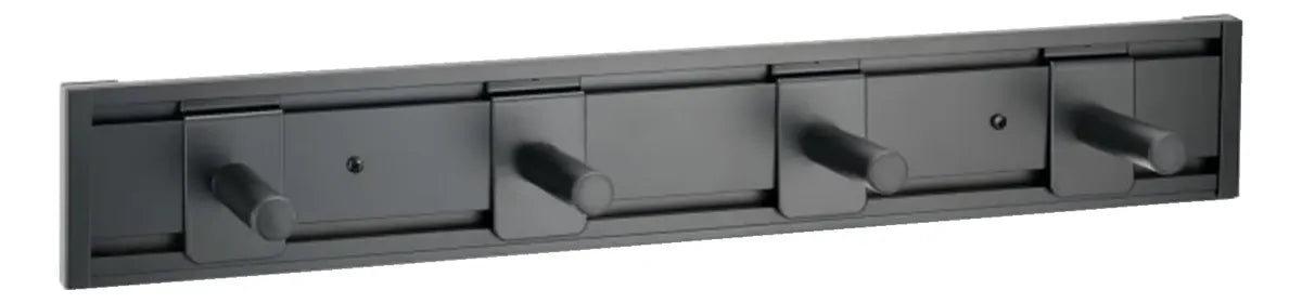 On Stage CM200 Negro Sistema Gestión Cables 29x4.5" 4 Ganchos Ajustables Aluminio