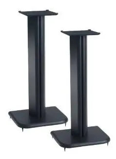 SANUS BF31B Soporte Bocinas Estantería 31" Madera 20 lbs Negro Par Home Theater