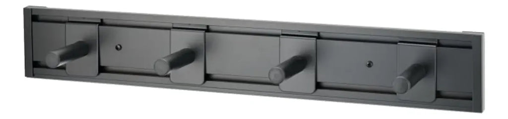 On Stage CM200 Negro Sistema Gestión Cables 29x4.5" 4 Ganchos Ajustables Aluminio