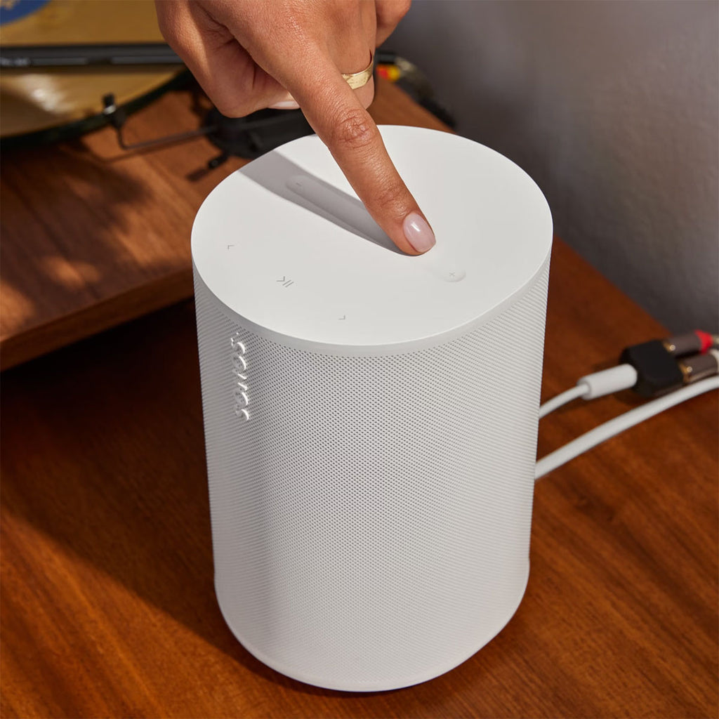 SONOS Era 100 SL Blanca Bocina WiFi Bluetooth 5.3 AirPlay 2 Sonido Estéreo