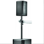 On Stage SS7745LOK Negro Poste Subwoofer Gabinetes Mid-Hi 32.5-47" 100 lbs Adaptador Bloqueo